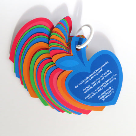 Bilingual Affirmation Cards for Kids | 20 Daily Positive Affirmations | English & Spanish Motivational Cards with 2 Carabiner Rings