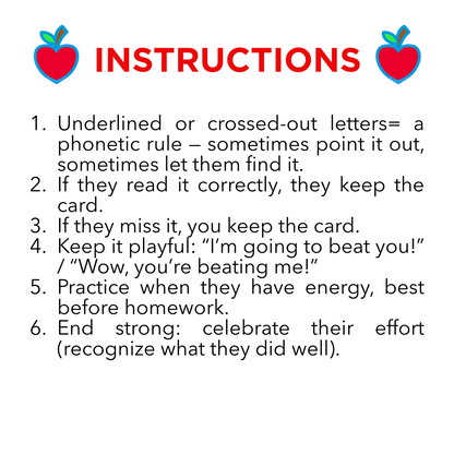 Controlled Vowel Digital Flashcards I Video Links I Quizlet