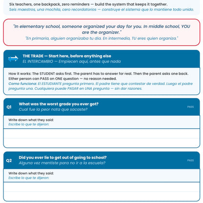 Mind Up — The Elementary-to-Middle School Family Workshop (Bilingual Digital Workbook)