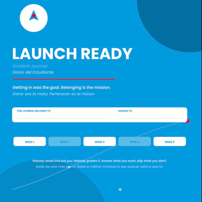 Launch Ready — The College Transition Bundle (Student Journal + Parent Edition, Bilingual)