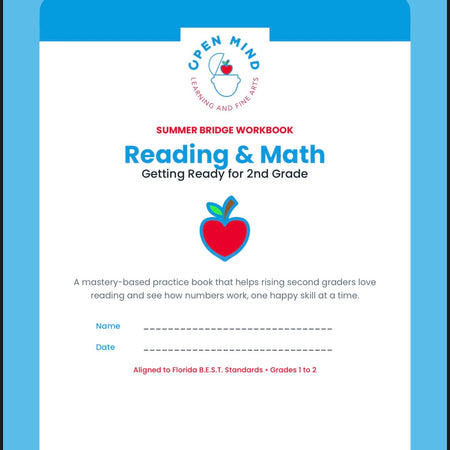 Rising 2nd Grade Summer Bridge Workbook | Reading + Math | 1st to 2nd Grade | Printable PDF