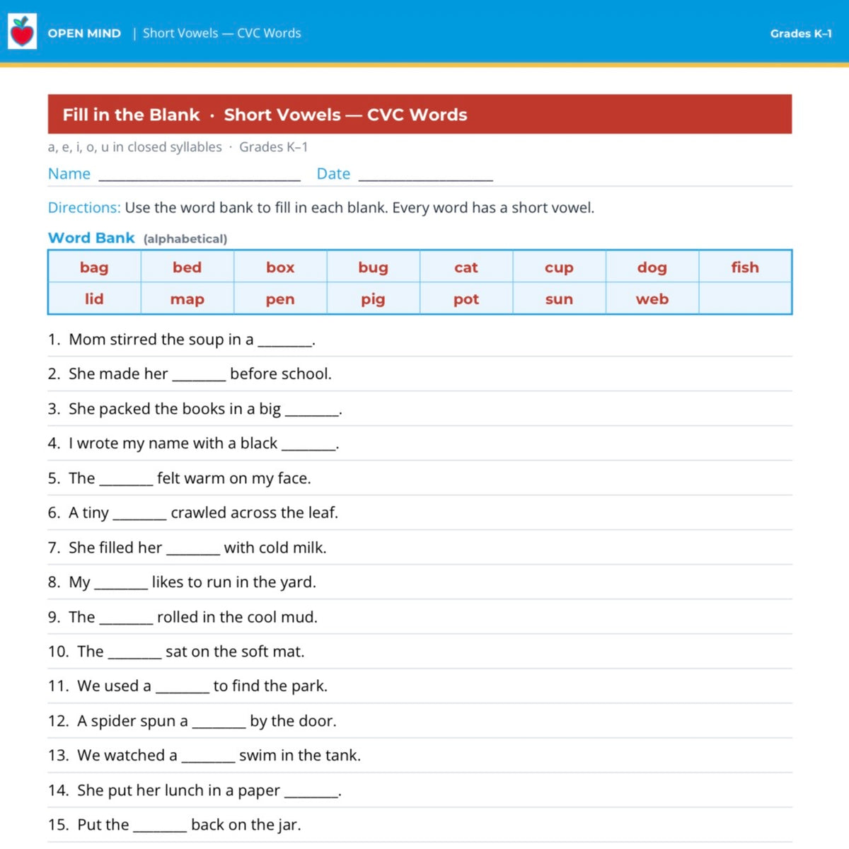 Phonics and fluency program with Dolch sight words, kindergarten to 3rd grade – preview 2