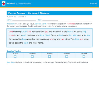 Phonics and fluency program with Dolch sight words, kindergarten to 3rd grade – preview 3