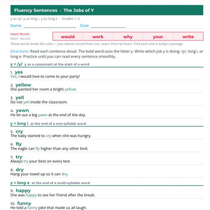 Phonics and fluency program with Dolch sight words, kindergarten to 3rd grade – preview 4