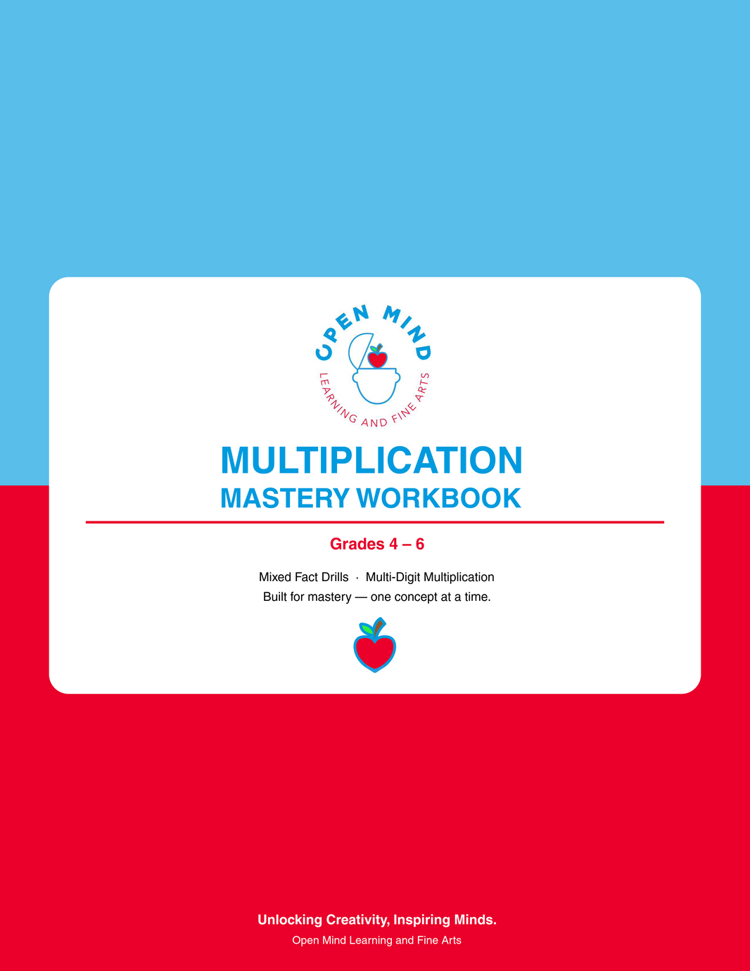 Multiplication Mastery Drill Workbook | Mixed Facts & Multi-Digit Practice | Grades 4–6 | Digital Download