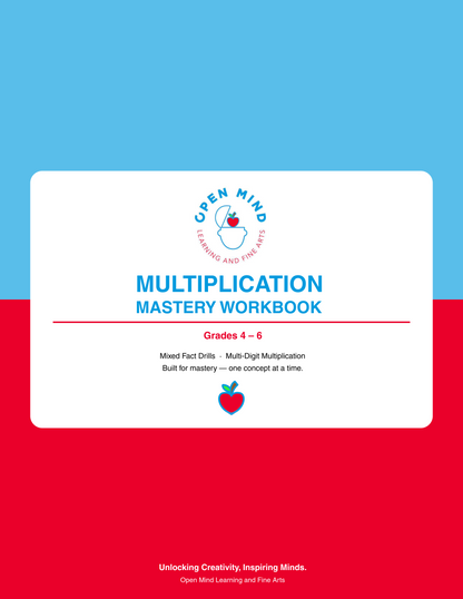 Multiplication Mastery Drill Workbook | Mixed Facts & Multi-Digit Practice | Grades 4–6 | Digital Download