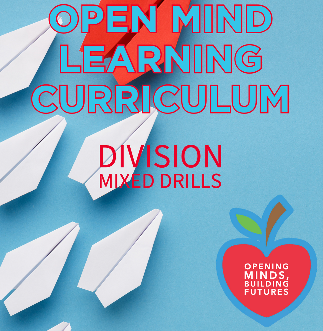Division Mastery Drill Workbook | Divisors 1–12 | Digital Download
